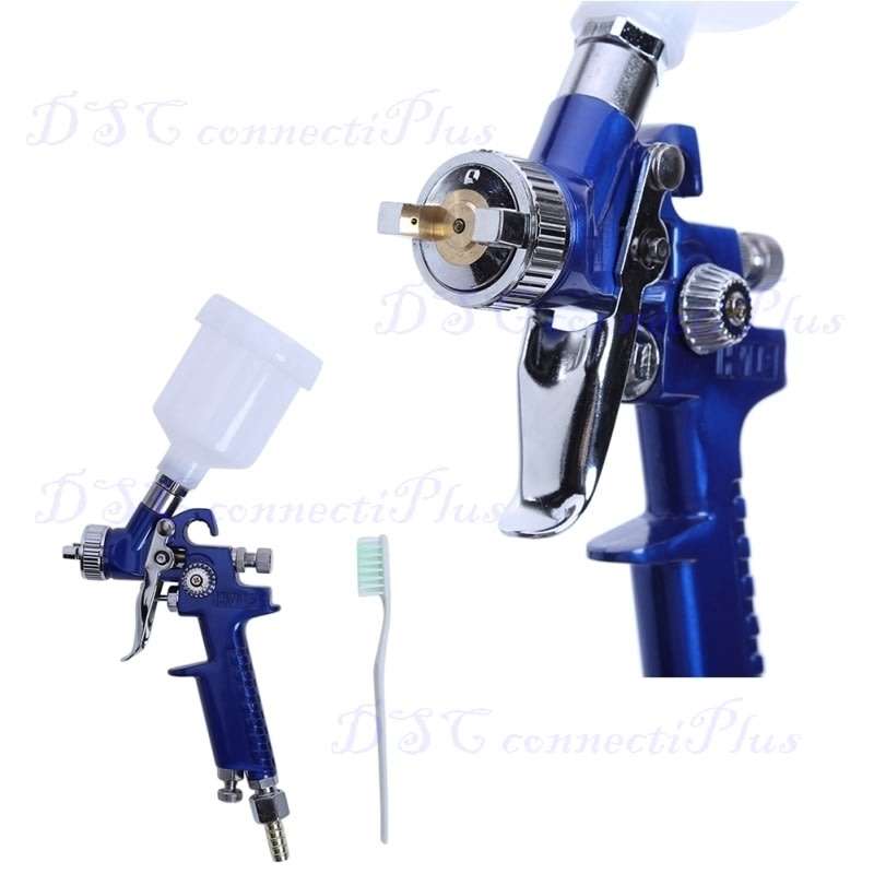 Professional Mini HVLP Air Brush Paint Spray Gun 1.0mm Nozzle 0.25MPa Working Pressure 100ml Cup..!