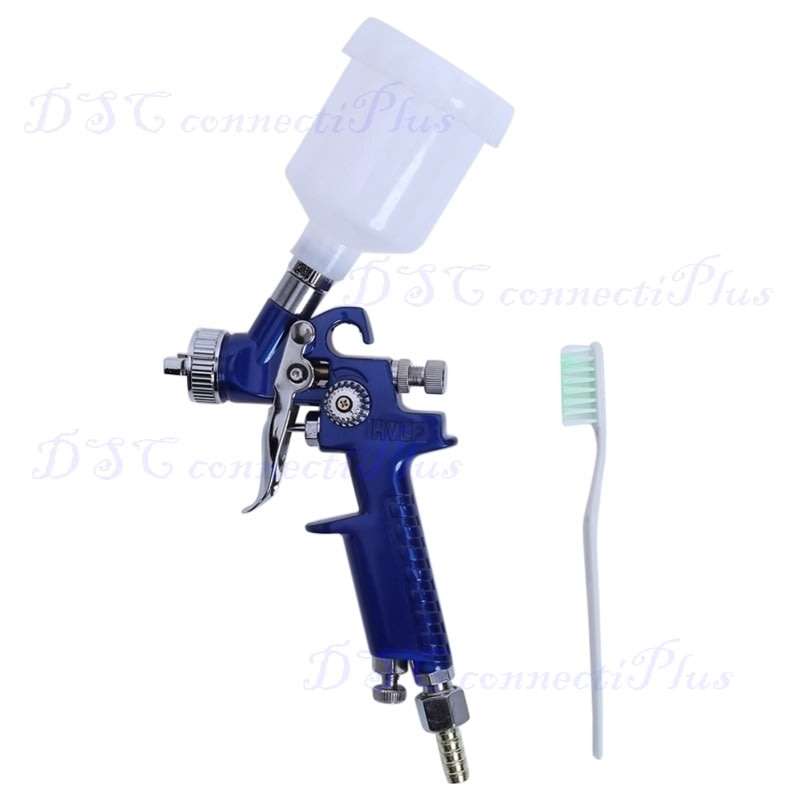Professional Mini HVLP Air Brush Paint Spray Gun 1.0mm Nozzle 0.25MPa Working Pressure 100ml Cup..!