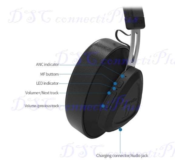 Bluedio TM Bluetooth 5.0 Wireless Headphones Music Headset For Phone Monitor Studio Earphone Support