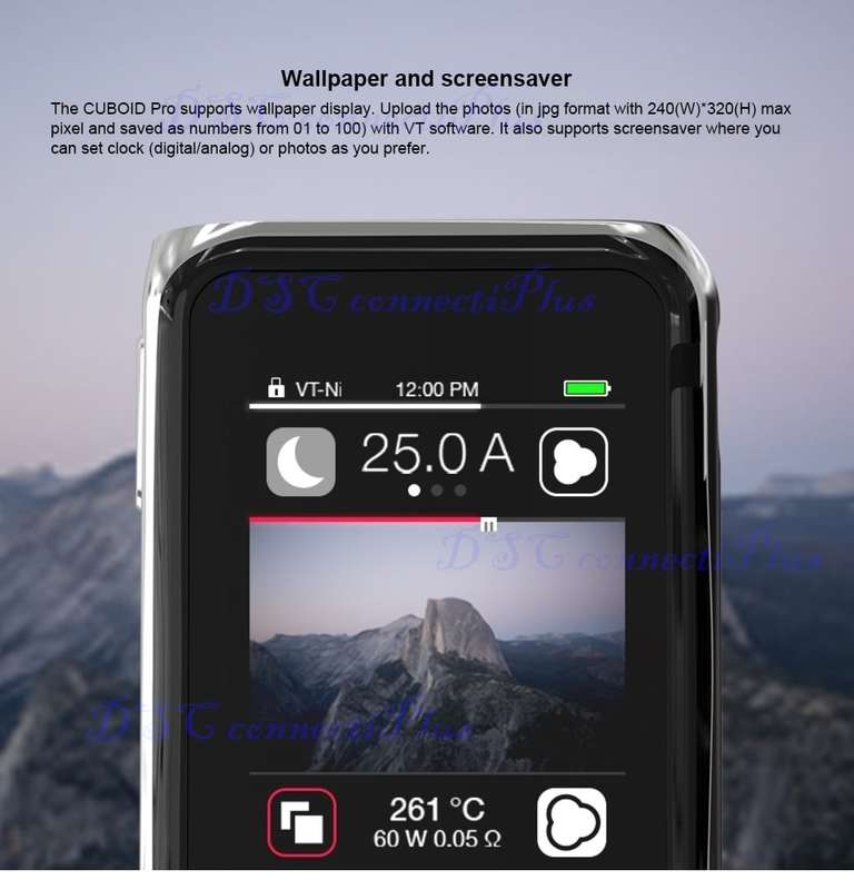 100% Original Joyetech Cuboid PRO Mod Kit 200W Touch Panel Screen (Black)..!