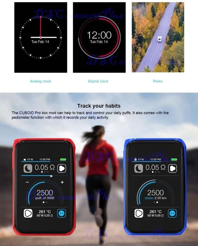 100% Original Joyetech Cuboid PRO Mod Kit 200W Touch Panel Screen (Black)..!