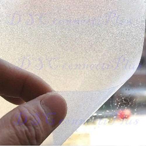 2m Home Office Bedroom Bathroom Window Glass Waterproof Frosted Film Sticker Shower, Sliding Doors!!