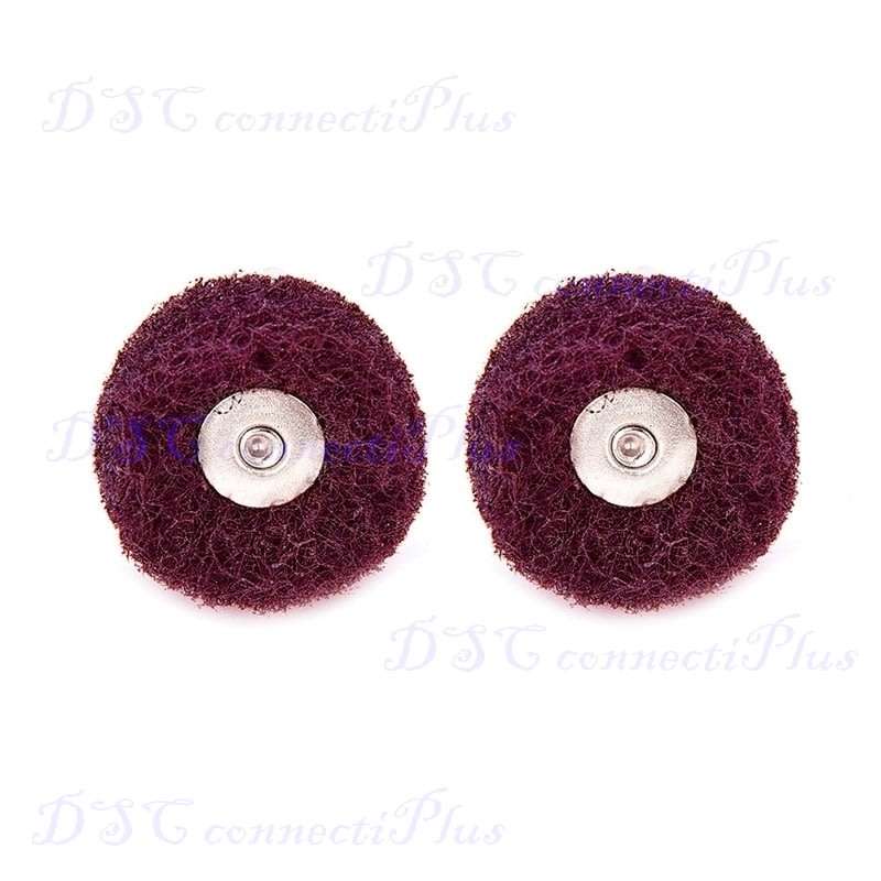 4pcs Polishers Buffers Abrasive 1" Scotch Brite Wheels Fit For Dremel & Rotary Tools (Mixed Set)..!