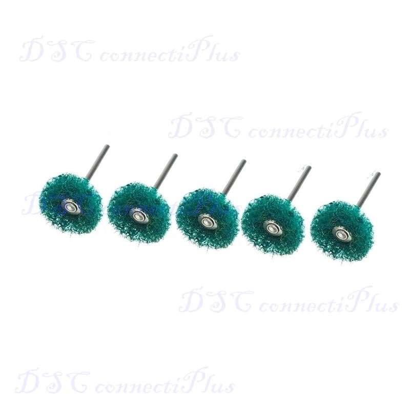 4pcs Polishers Buffers Abrasive 1" Scotch Brite Wheels Fit For Dremel & Rotary Tools (Mixed Set)..!