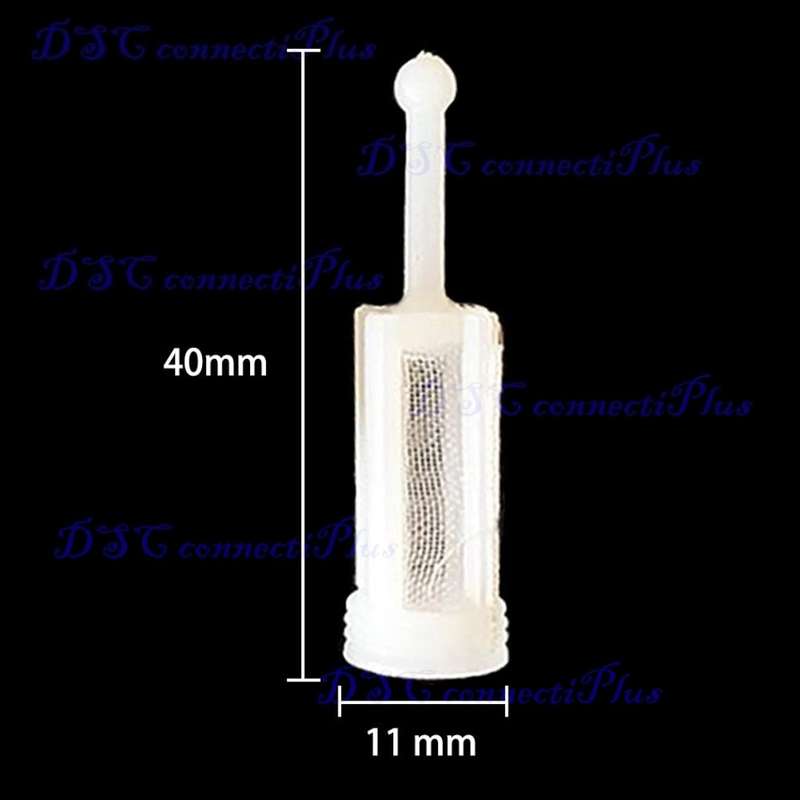 Universal Small Gravity Feed Spray Gun Pot Strainers Filter for Paint (White)..!