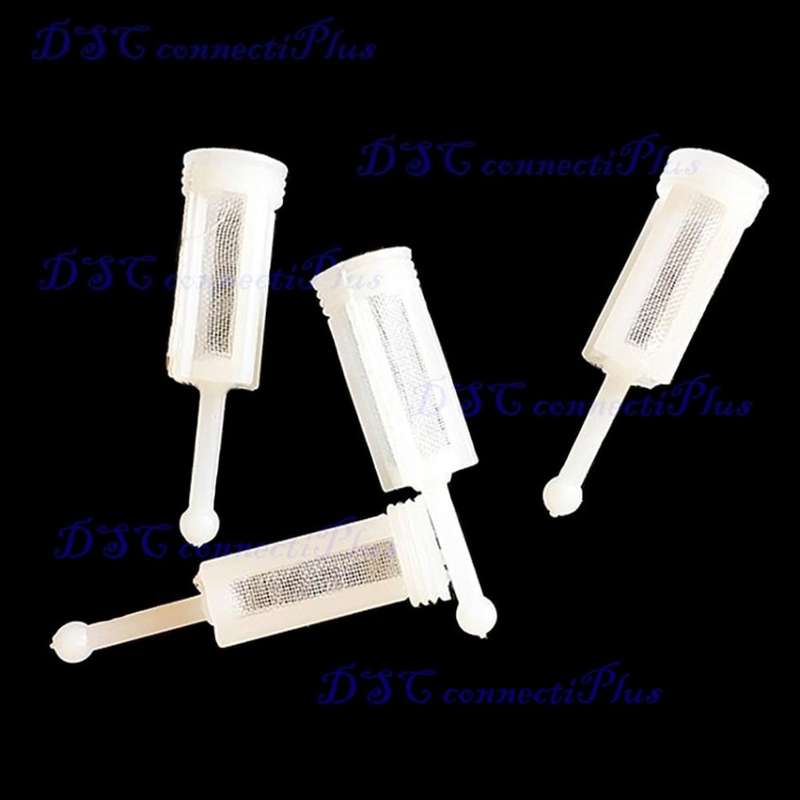 Universal Small Gravity Feed Spray Gun Pot Strainers Filter for Paint (White)..!