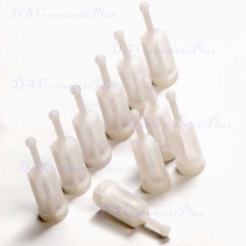 Universal Small Gravity Feed Spray Gun Pot Strainers Filter for Paint (White)..!