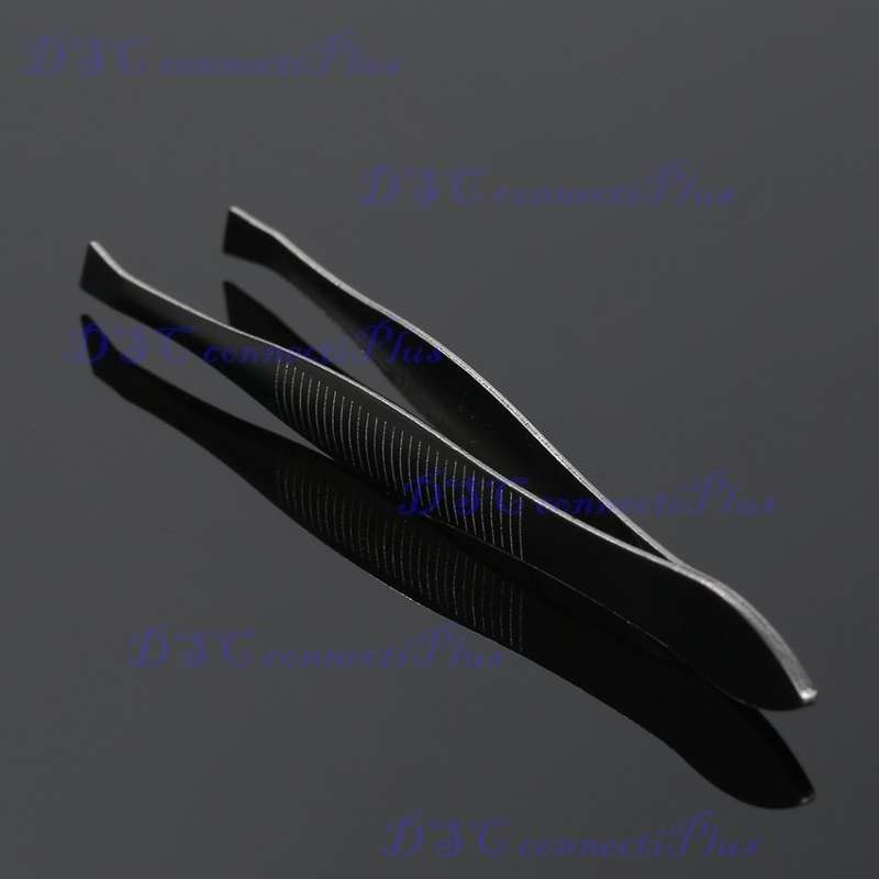 High Quality Stainless Steel Slanted Eyebrow Tweezer Professional Face Hair Remover Beauty Tool..!