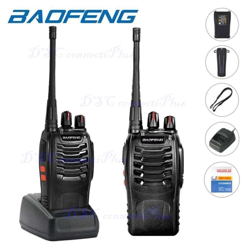 Original Baofeng BF-888S Handheld 5Km Transceiver UHF Two-way Radio Walkie Talkie (Black)..!