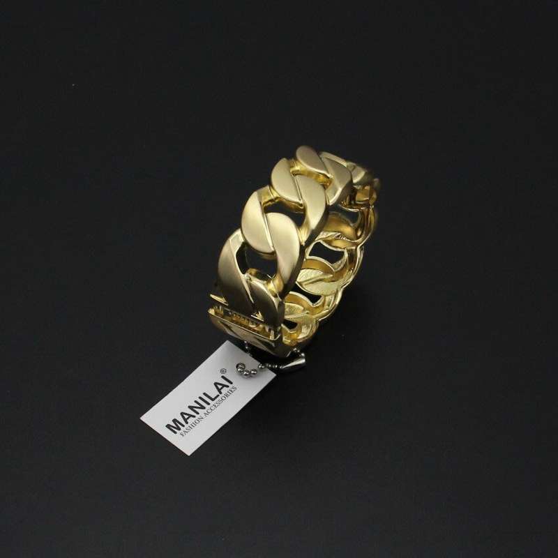 Fashionable Punk Design Alloy Chain Design Women Spring Opened Cuff Bangle/Bracelet (Silver)..!