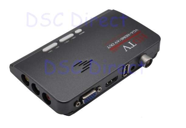 Digital Terrestrial HD 1080P DVB-T/T2 TV Box VGA AV CVBS Tuner Receiver w/ Remote Control (Grey)..!