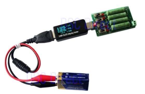 DIY USB Aligator Clips Crocodile Wire Male/Female to USB Line Detector DC Voltage Capacity Tester!!