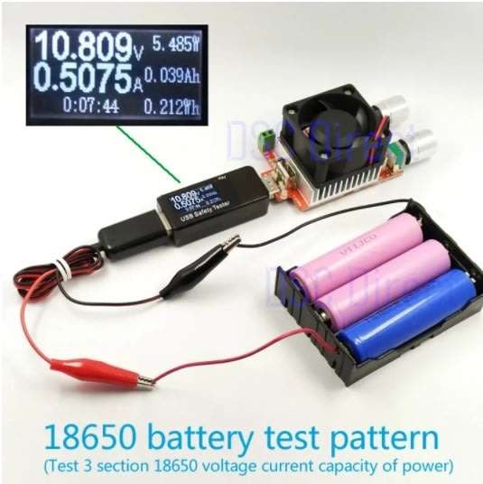 DIY USB Aligator Clips Crocodile Wire Male/Female to USB Line Detector DC Voltage Capacity Tester!!