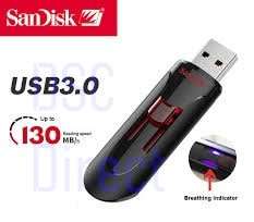 Sandisk Cruzer Glide USB 3.0 Flash Drive (Black)..!