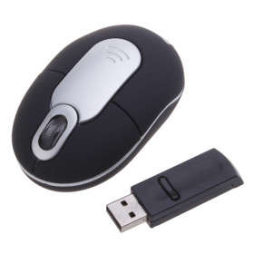 Mini USB Wireless Optical Mouse + 2 free AAA batteries..!
