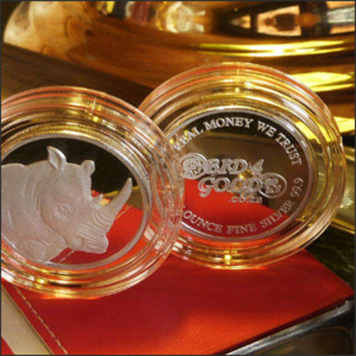 .999 1 Troy Oz Pure Silver Big 5 Medallion