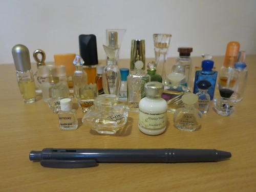 Collection of 29 Miniature Perfume Bottles
