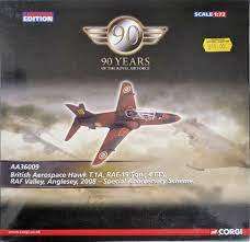 Corgi Aviation Diecast 1:72 BAE Hawk T.1A RAF Valley, Anniversary Scheme AA36009