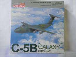 DRAGON WINGS 1:400 C-5B GALAXY 60TH AW ITEM NO 55785