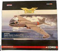 Corgi AA34707 English Electric Canberra TT.18 Diecast Model Aircraft 1:72