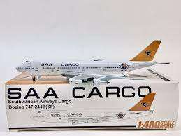 Jet-X Gemini Scale 1:400 SAA Cargo BOEING 747-244B(SF) ZS-SAR
