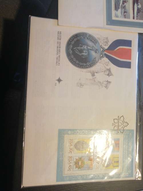 Collection  SADF border war first day covers mint condition, navy, old South Africa 15 in total