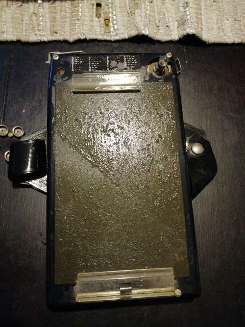RAF oxygen mask Type A-13a 1945 to 1950 with a navigating knee pad