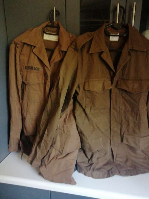 2 SADF borderwar bush jackets in excellent condition