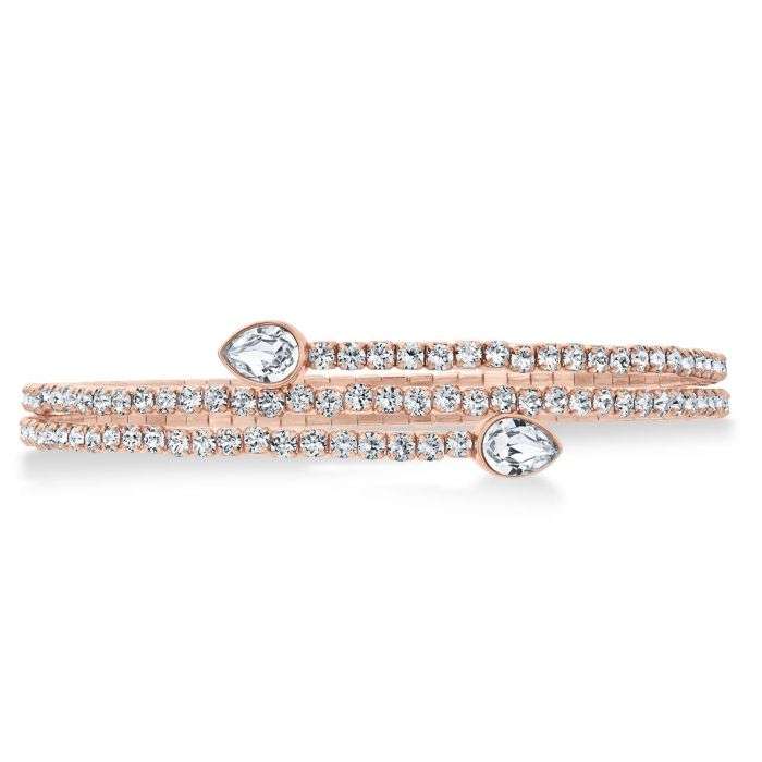 ***SWAROVSKI COLLECTION*** GENUINE SWAROVSKI TWISTY DROP BANGLE - NEW.