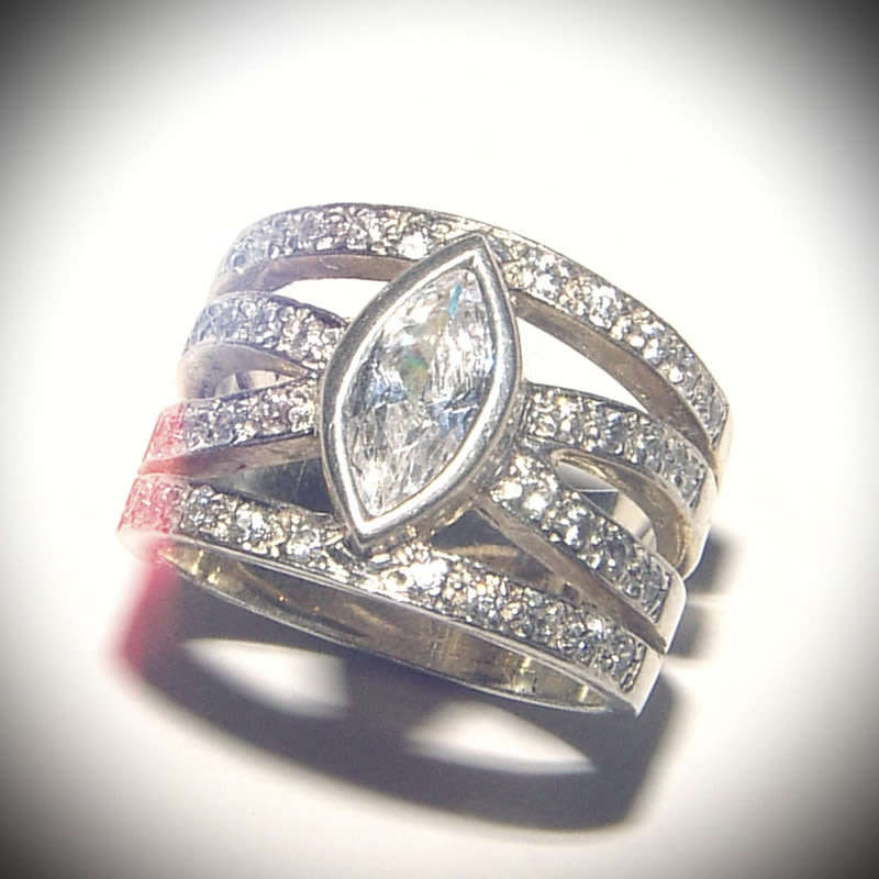 PURE PERFECTION! HANDMADE SOLID .925 STERLING SILVER RING!