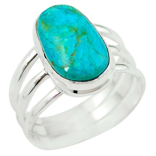 GORGEOUS NATURAL OPALINE IN SOLID STERLING SILVER RING!!!I