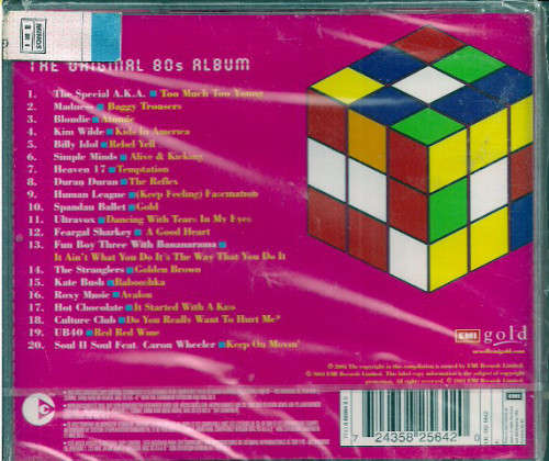 CD - THE ORIGINAL 80'S ALBUM - VARIOUS ARTISTS