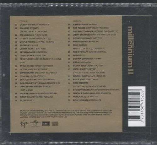 DOUBLE CD - MUSIC OF THE MILLENIUM II - VARIOUS ARTISTS
