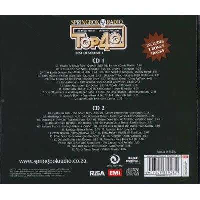 DOUBLE CD - SPRINGBOK RADIO TOP 40 BEST OF - VARIOUS ARTISTS