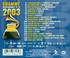 CD - GRAMMY NOMINEES 2003 - VARIOUS ARTISTS