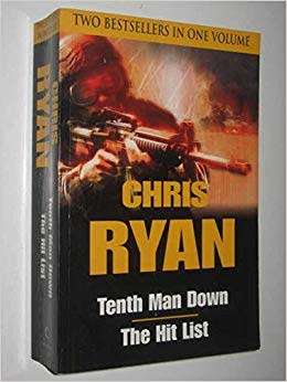 SOFT COVER - CHRIS RYAN - TENTH MAN DOWN & THE HIT LIST (CONDITION GOOD)