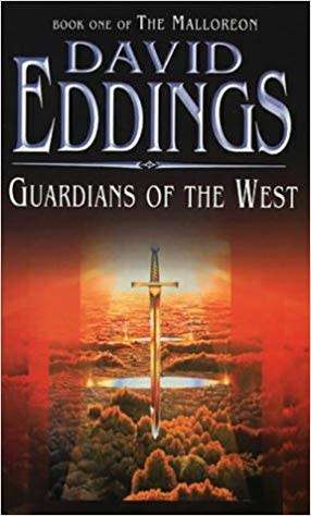 SOFT COVER  -  DAVID EDDINGS (THE MALLOREON)  BOOK 1 - GUARDIANS OF THE WEST (CONDITION EXCELLENT)