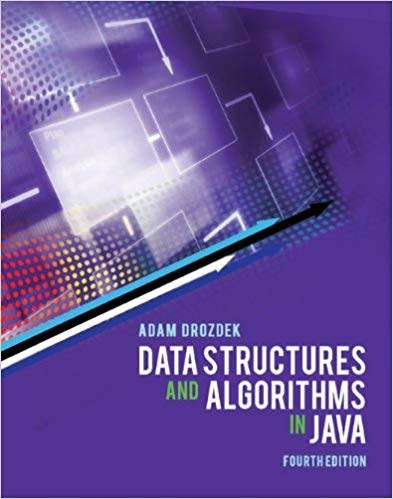 COMPUTER  (STUDY) BOOK - DATA STRUCTURES AND ALGORITHMS IN JAVA - FOURTH EDITION