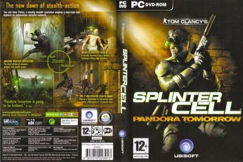 PC DVD ROM - TOM CLANCY`S SPLINTER CELL. PANDORA TOMORROW