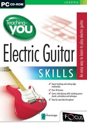 PC CD ROM - TEACHING YOU ELECTRIC GUITAR