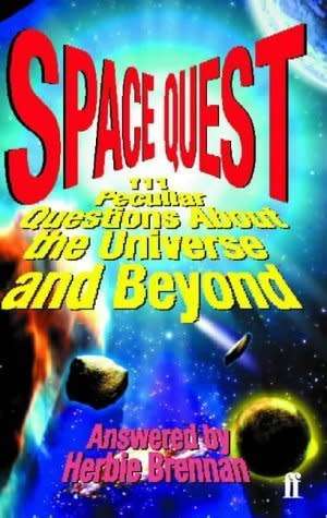 SOFT COVER - SPACE QUEST - QUESTIONS ANSWERED BY HERBIE BRENNAN (CONDITION FAIR)