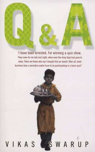 RARE SOFT COVER -  Q & A BY VIKAS SWARUP (CONDITION GOOD)