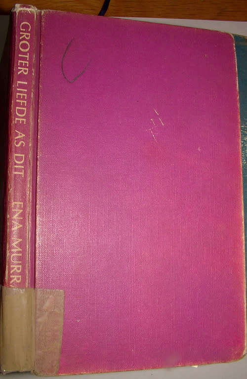 HARD COVER - GROTER LIEFDE AS DIT - ENA MURRAY (READING COPY)