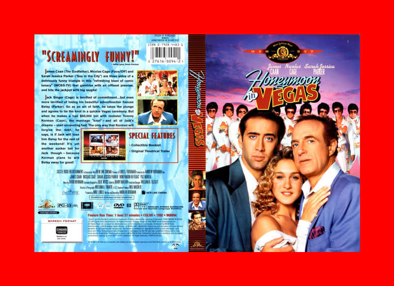 Honeymoon in Vegas DVD - Region 1 Edition