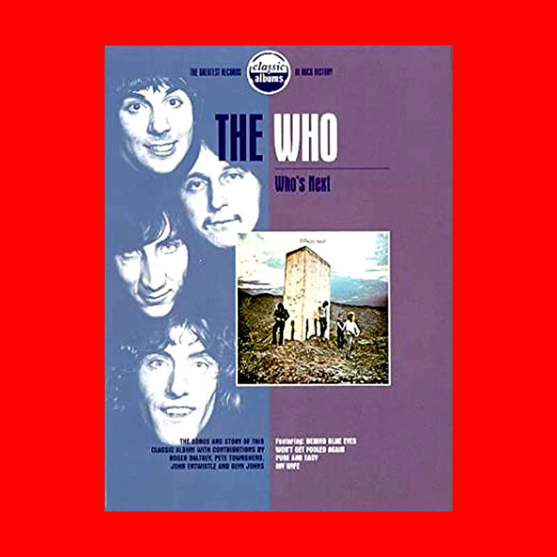 DVD - THE WHO WHO`S NEXT -  REGION FREE EDITION
