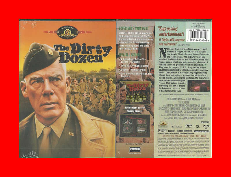 DVD - THE DIRTY DOZEN   -  REGION 1 EDITION