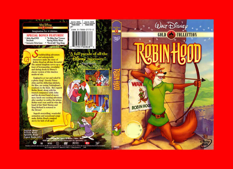 SALE! COLLECTABLE DVD - ROBIN HOOD (WALT DISNEY`S GUILD COLLECTION)  -  REGION 1 EDITION