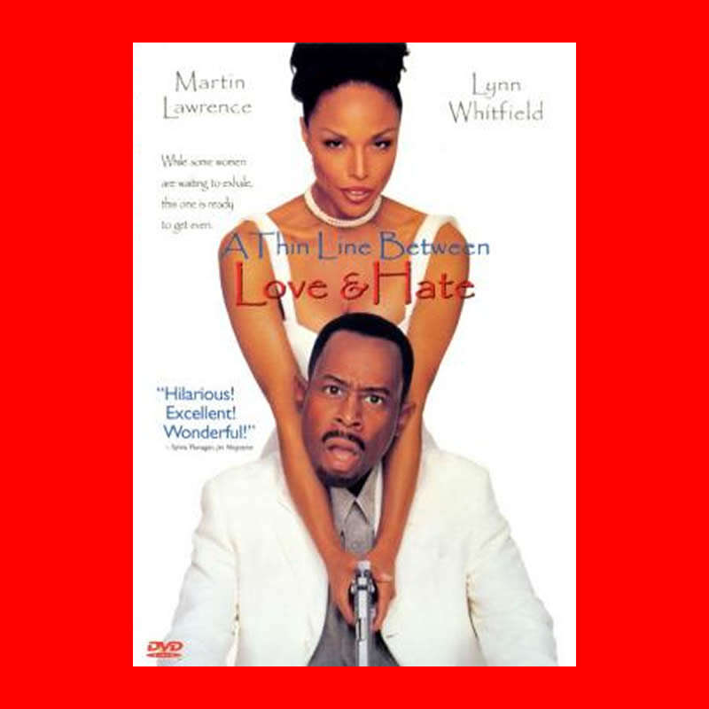 DVD - A THIN LINE BETWEEN LOVE AND HATE -  REGION 1 EDITION