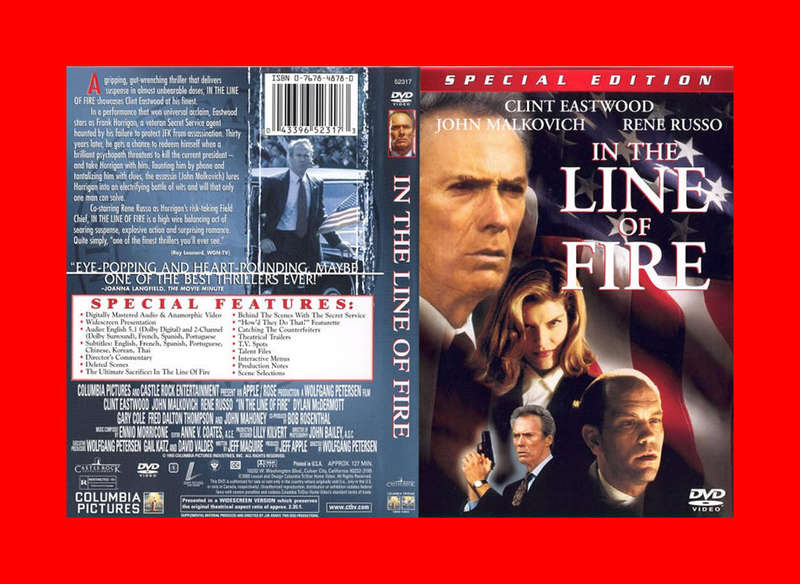DVD: In the Line of Fire - Region 1 Edition