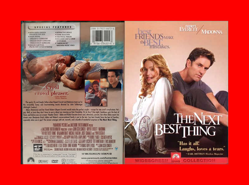 DVD - THE NEXT BEST THING  -  REGION 1 EDITION